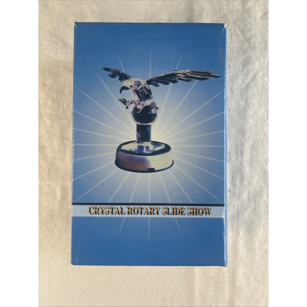 ILLUMINATED LED ROTATING CRYSTAL SLIDE SHOW